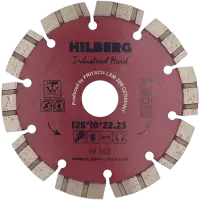 Алмазный диск по железобетону 125*22.23*10*2.2мм Industrial Hard Laser Hilberg HI802
