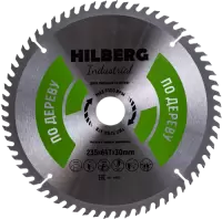 Пильный диск по дереву 235*30*2.4*64T Hilberg HW237