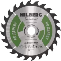 Пильный диск по дереву 230*30*2.4*24T Hilberg HW230