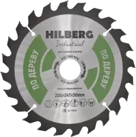 Пильный диск по дереву 200*30*2.2*24T Hilberg HW200