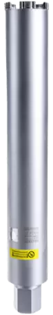 Алмазная буровая коронка 72*450 мм 1 1/4" UNC Hilberg Laser HD709