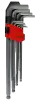 Набор шестигранных ключей HEX с шариком из 9 предметов "L" (1.5-10мм) Strong СТП-92200001 - интернет-магазин «Стронг Инструмент» город Москва