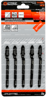 Пилки для лобзика 5шт. T119BO HCS 83мм по мягкой древесине Strong СТУ-21111902 - интернет-магазин «Стронг Инструмент» город Москва