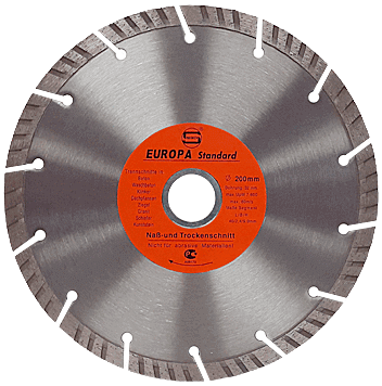 Алмазный диск 200*25.4/22.23*10*3.0мм Turbo-Segment Strong СТД-13501200 - интернет-магазин «Стронг Инструмент» город Москва