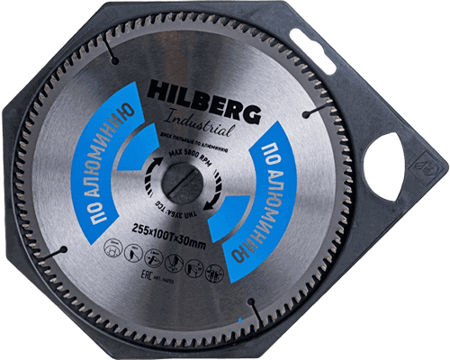 Пильный диск по алюминию 255*30*Т100 Industrial Hilberg HA255 - интернет-магазин «Стронг Инструмент» город Москва
