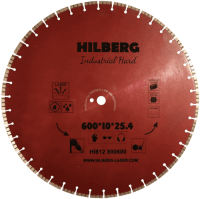 Алмазный диск по железобетону 600*25.4/12*10*4.4мм Industrial Hard Laser Hilberg HI812 - интернет-магазин «Стронг Инструмент» город Москва