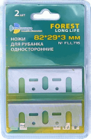 Ножи односторонние 82*29*3мм для электрорубанка (2шт.) Trio-Diamond FLL716 - интернет-магазин «Стронг Инструмент» город Москва