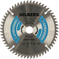 Пильный диск по алюминию 165*20*Т56 Industrial Hilberg HA165 - интернет-магазин «Стронг Инструмент» город Москва