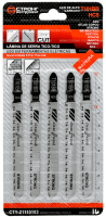 Пилки для лобзика 5шт. T101BR HCS 100мм по мягкой древесине Strong СТУ-21110103 - интернет-магазин «Стронг Инструмент» город Москва