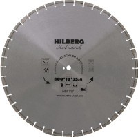 Алмазный диск по железобетону 800*25.4/12*10*4.9мм Hard Materials Laser Hilberg HM117 - интернет-магазин «Стронг Инструмент» город Москва