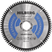 Пильный диск по алюминию 200*30*Т80 Industrial Hilberg HA200 - интернет-магазин «Стронг Инструмент» город Москва