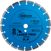 Алмазный диск по железобетону 300*25.4/12*10*3.0мм Laser Trio-Diamond 380300 - интернет-магазин «Стронг Инструмент» город Москва