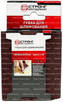 Губка абразивная 100*88*62*25 Р120 для шлифования Strong СТУ-24788120 - интернет-магазин «Стронг Инструмент» город Москва