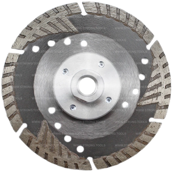 Алмазный диск с фланцем 125*М14*10мм Turbo-Segment Strong СТД-18700125 - интернет-магазин «Стронг Инструмент» город Москва