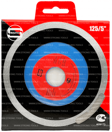 Алмазный диск по керамике супертонкий 125*22.23*10*1.0мм PRO Strong СТД-17300125 - интернет-магазин «Стронг Инструмент» город Москва