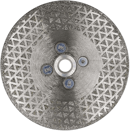 Алмазный диск с фланцем 125*М14*28*3.0мм (гальванический) Hilberg HM514 - интернет-магазин «Стронг Инструмент» город Москва