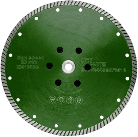 Алмазный диск с фланцем 230*М14*8/25*3.5мм Turbo Strong СТД-17000230