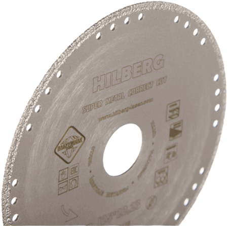 Алмазный диск по металлу 125*22.23*3*1.5мм Super Metal Correct Cut Hilberg 502125 - интернет-магазин «Стронг Инструмент» город Москва
